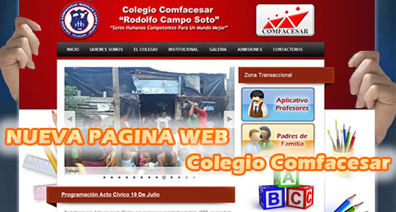 Nueva Pagina Web Colegio Comfacesar