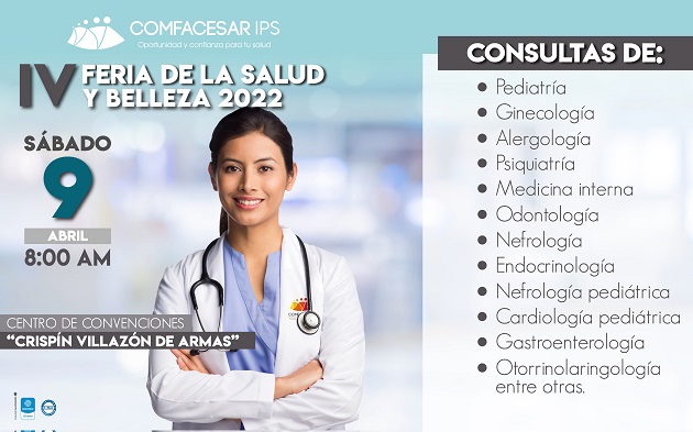 REALIZAREMOS IV FERIA DE LA SALUD Y BELLEZA